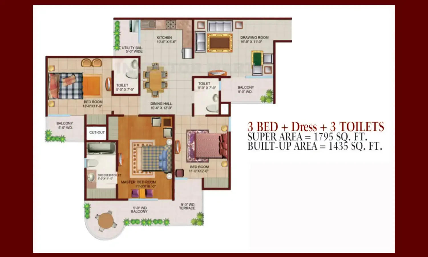 Grand Ajnara Heritage floor plan